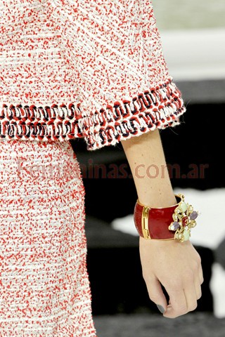 Pulseras y anillos moda joyas 2012 Detalles Chanel